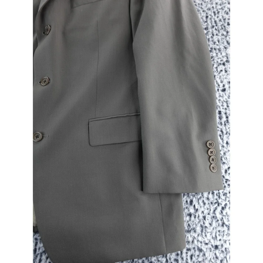 Calvin Klein Mens Modern Fit Charcoal Gray Suit Jacket Blazer Made in Canada 40R